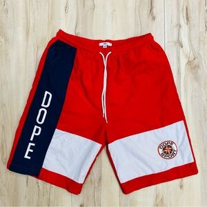 Dope Sport Bougie Crew USA Drawstring Shorts Men’s XL  Retro